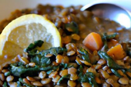 Hearty Lentil and Spinach Curry: A Nutritious Delight