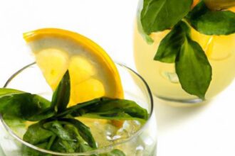 Zesty Lemon & Basil Spritzer: Refreshment with a Twist