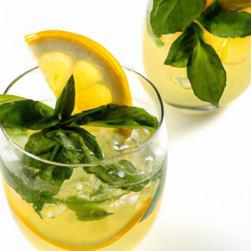 Zesty Lemon & Basil Spritzer: Refreshment with a Twist