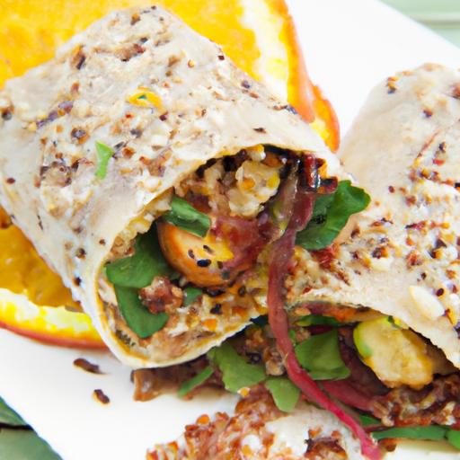 Colorful Grilled Veggie​ & Quinoa Wraps:​ A Wholesome Delight