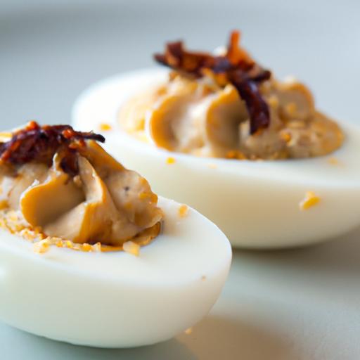 Elevate Your Snacks: hard-boiled Eggs with Paprika⁣ Twist