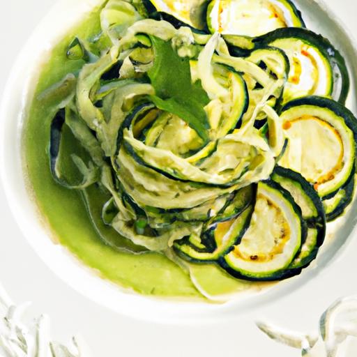 Zesty Zucchini Noodles with Ginger Garlic‌ Sauce recipe