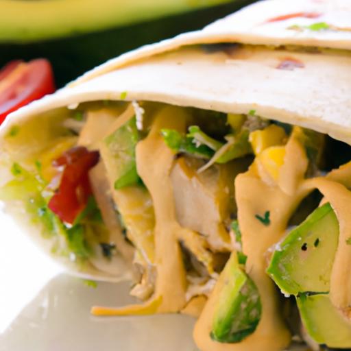 Deliciously Healthy:‌ Grilled Chicken Wrap with Avocado Spread