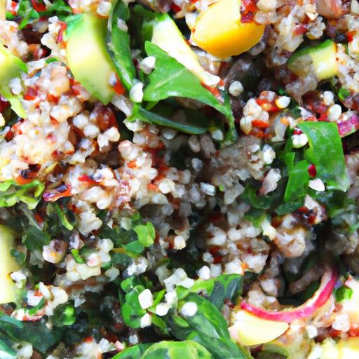 Power-Packed Quinoa & Spinach Salad: Nutritious and Fresh