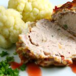 Wholesome Turkey Meatloaf Paired with Creamy Mashed Cauliflower