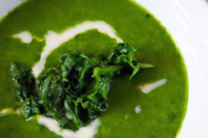 Velvety Creamy Spinach Soup: Naturally Sugar-Free Delight