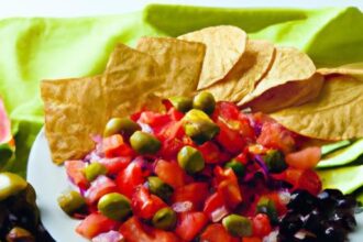 Fresh & Zesty: Seasonal Fruit Salsa with Crispy Baked Chips