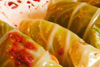 Savory Stuffed Cabbage Rolls with Ground Turkey Delight