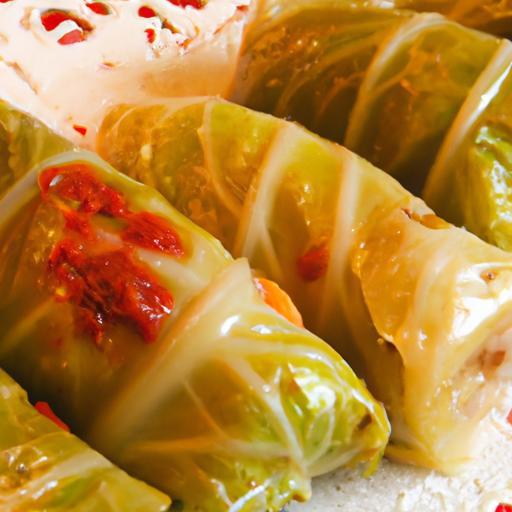 Savory Stuffed Cabbage Rolls with Ground Turkey Delight