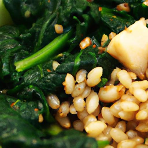 Nourish Your Morning: Warm Barley & Spinach Breakfast Bowl