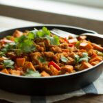 Savor Smoky Tempeh & Sweet Potato Skillet
