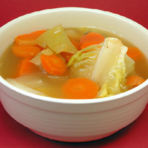 Light & lively: Low-Calorie cabbage and Carrot Soup Recipe