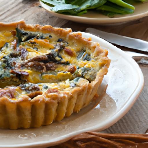 Savory ⁤Mushroom and Spinach⁣ Tart: A ⁣Flavorful⁤ Delight