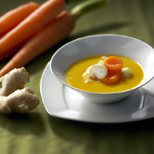 Brighten Your Bowl: Carrot⁣ & Ginger Soup with Fresh Herbs