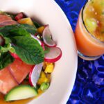 Refreshing Twist: Salmon Ceviche with Mango & Cilantro Flair