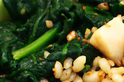 Nourish Your Morning: Warm Barley & Spinach Breakfast Bowl