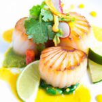 Zesty Peruvian Scallop Tiradito with Aji Amarillo Flair