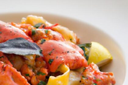 Indulgent Lobster Ravioli in Zesty Lemon Butter Bliss