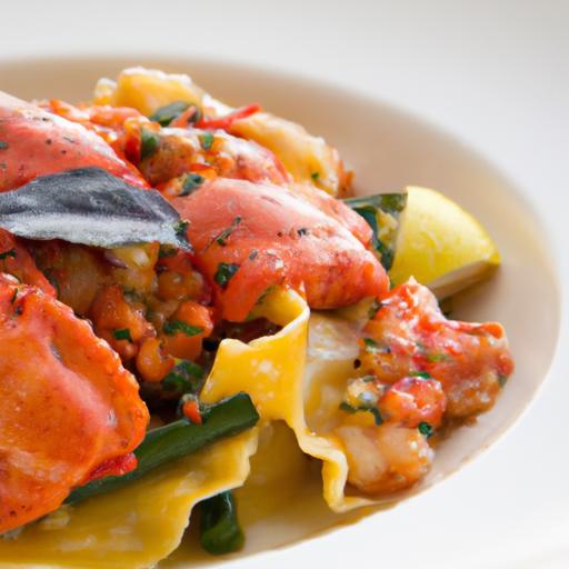 Indulgent Lobster Ravioli in Zesty Lemon Butter Bliss