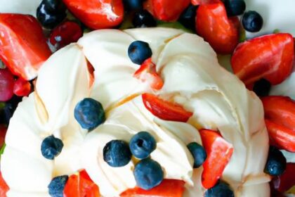 Pavlova Perfection: A Fresh Fruit Dessert Delight