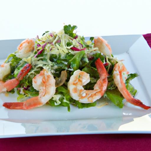 Zesty Shrimp Salad with Olive Oil and Lemon Twist