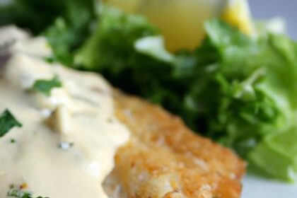 Crispy Pan-Fried Tilapia with Easy Homemade Tartar Sauce