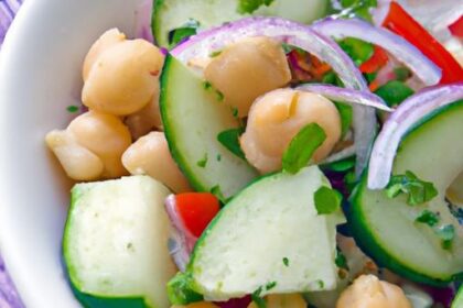 Refreshing Chickpea and Cucumber Salad: A Healthy Delight