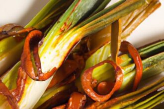 Savor Grilled Leeks with Bold, Smoky Romesco Sauce Flair