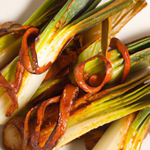 Savor Grilled Leeks with Bold, Smoky Romesco Sauce Flair