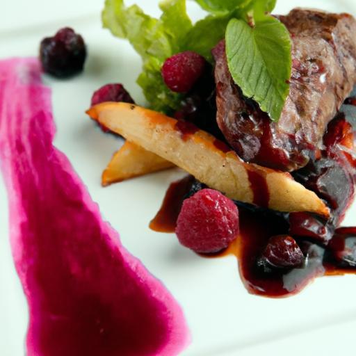 Savory Seared Elk Loin Paired with a Tangy Berry Compote