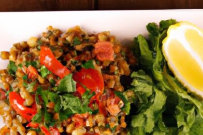 A Flavorful Journey: Turkish Lentil and Bulgur Salad Delight