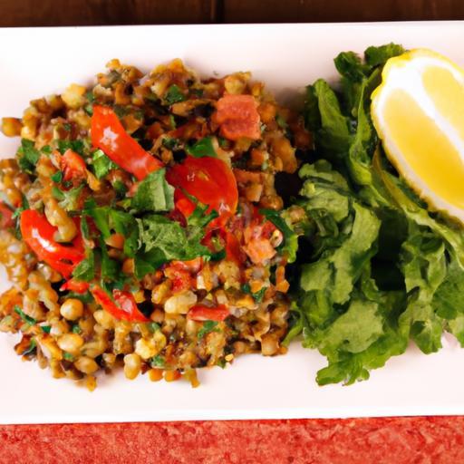 A Flavorful Journey: Turkish Lentil and Bulgur Salad Delight