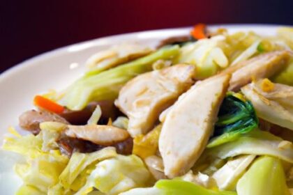 Savor the Crisp Delight: Chicken and Cabbage Stir-Fry Recipe