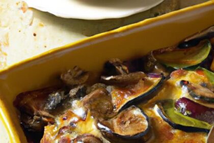 Sunrise Delight: Eggplant and Feta Breakfast Bake Recipe