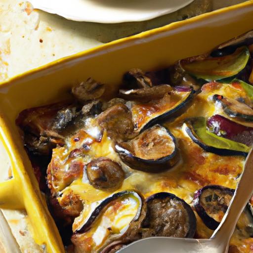 Sunrise Delight: Eggplant and Feta Breakfast Bake Recipe