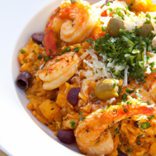 Savor the Flavors: Mediterranean Shrimp and Rice Bowl Delight