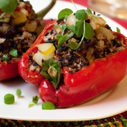 Flavor-Packed Stuffed Peppers with Quinoa and Black Beans