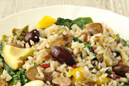 Hearty Warm Farro Salad with Tangy Olives: A Flavorful Twist