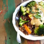 Nourish & Thrive: Grain Bowl with Roasted Veggies & Tahini