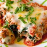 Hearty Ground Chicken and Spinach Stuffed Shells Recipe