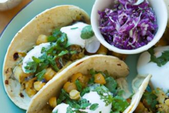 Flavor-Packed Chickpea & Cauliflower Tacos with Creamy Yogurt