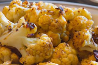 Golden Roasted Cauliflower with Turmeric & Cumin Spice