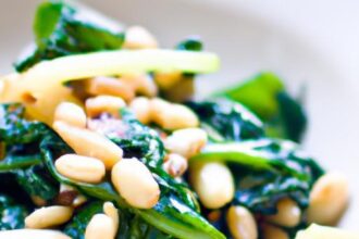 Golden Greens: Sautéed Spinach with Pine Nuts & Raisins
