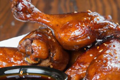 Irresistible Crispy Duck Wings Drizzled with Honey Soy Glaze
