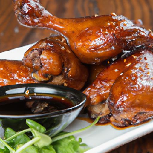 Irresistible Crispy Duck Wings Drizzled with Honey Soy Glaze