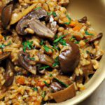 Hearty One-Pot Farro with Mushrooms and Thyme Delight