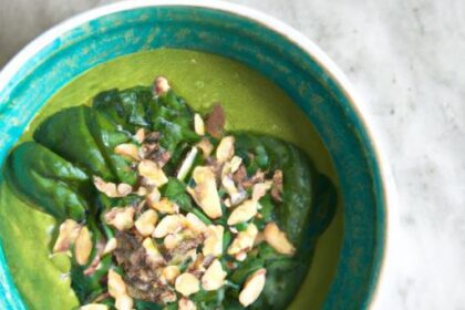 Green Power: Avocado & Spinach Smoothie Bowl Delight
