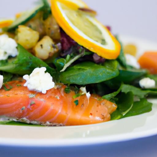Zesty Lemon Herb Salmon Salad: Fresh Flavor in Every Bite