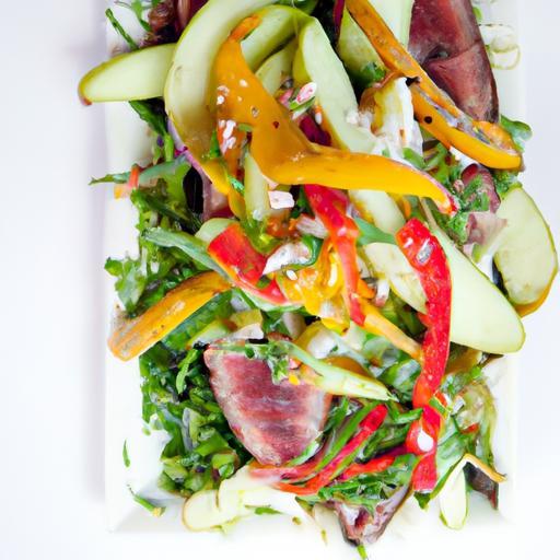 Bold Flavors Unite: Smoked Brisket Salad with Chipotle Ranch