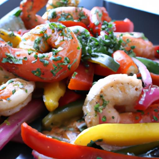 Sizzle & Serve:⁤ Skillet Shrimp ⁢Fajitas with​ Peppers &‌ Onions